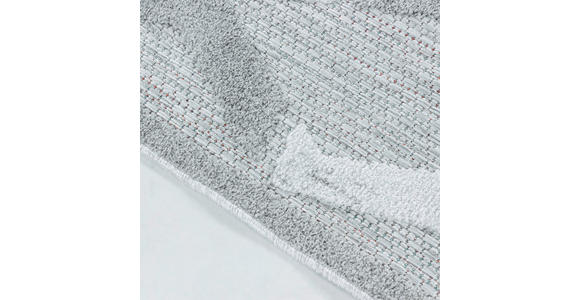 FLACHWEBETEPPICH 140/200 cm Bahama Grau - Grau, Design, Textil (140/200cm) - Novel