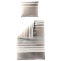 BETTWÄSCHE Biber 155/220 cm  - Braun, Design, Textil (155/220cm) - Bierbaum
