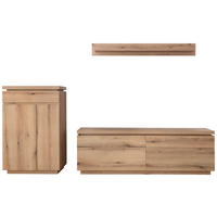WOHNWAND  Eichefarben 270/172/40 cm  - Eichefarben, Design, Holzwerkstoff (270/172/40cm) - Livetastic