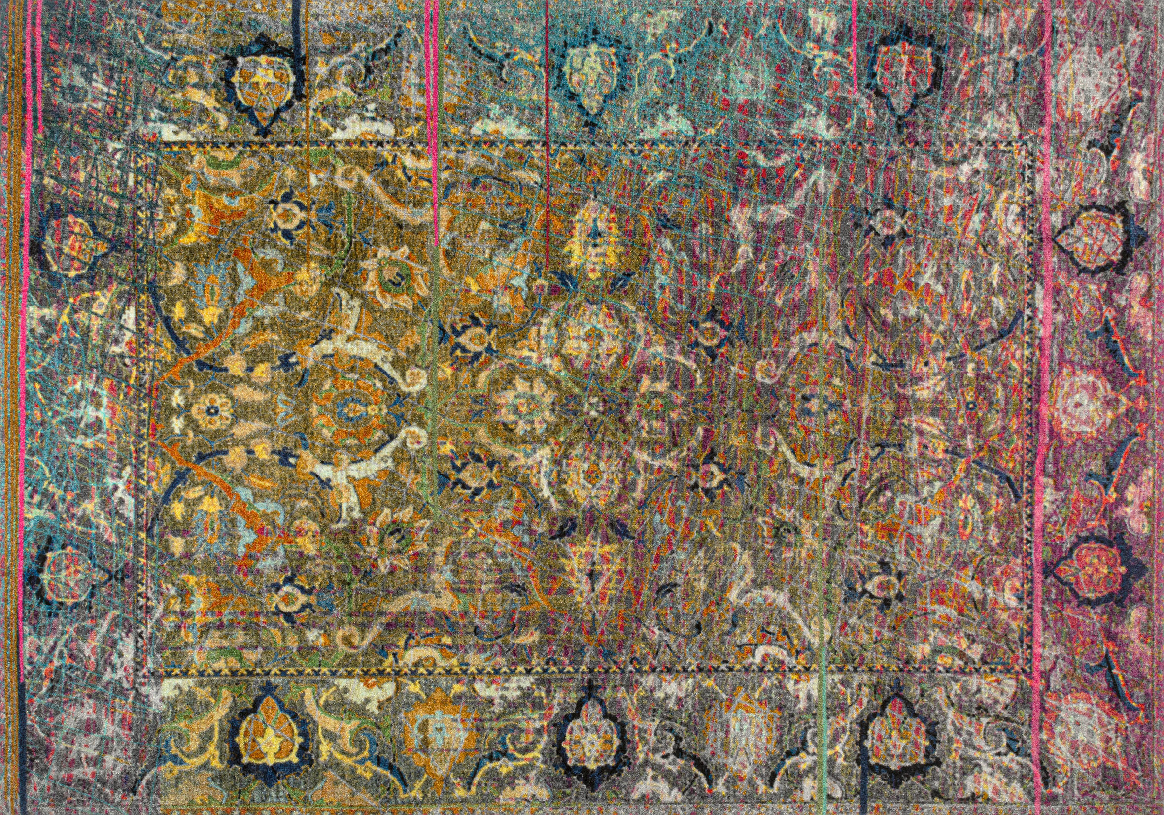 COVOR Mirage  - multicolor, Design, plastic/textil (140/200cm) - wash+dry