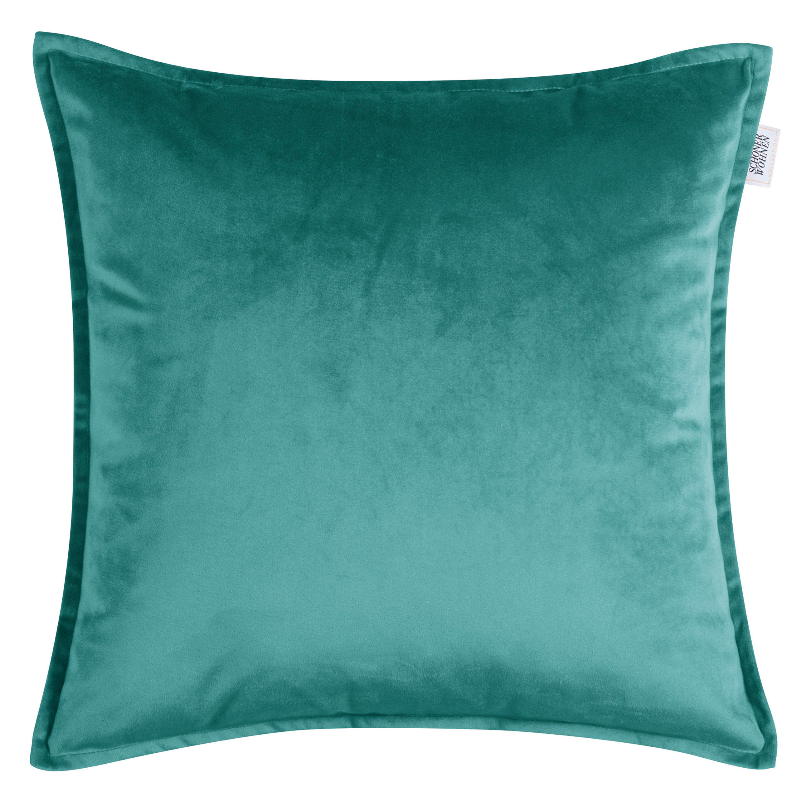 KISSENHÜLLE SW-DOLCE 45/45 cm  - Salbeigrün, Basics, Textil (45/45cm) - Schöner Wohnen