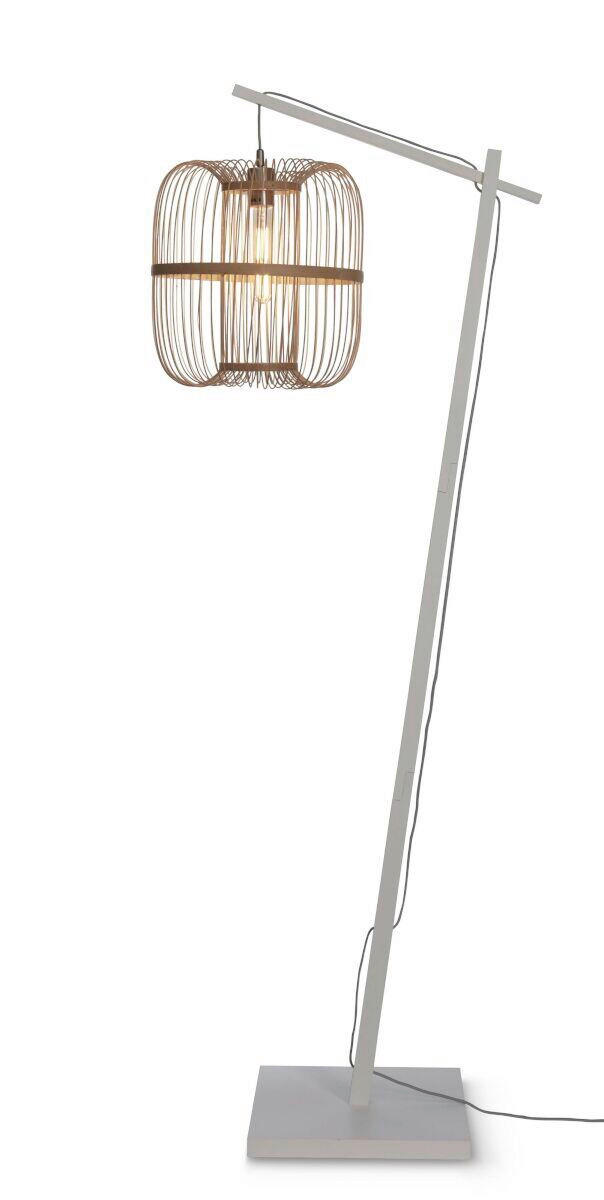 GOLVLAMPA GOOD&MOJO     - vit/naturfärgad, Trend (176/36/63cm) - Good & Mojo