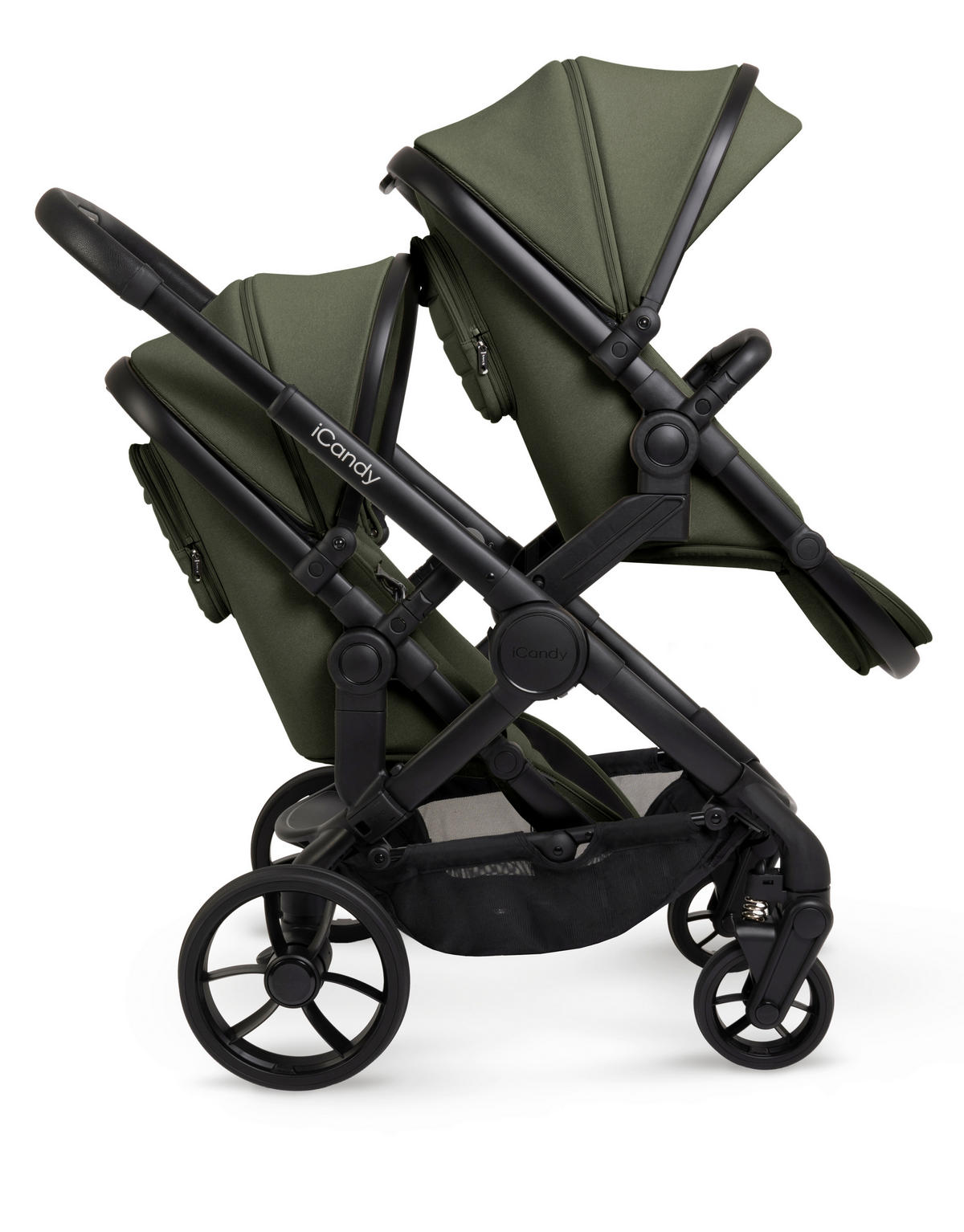 rok isporuke 60 dana  Peach 7  - zelena/tamno zelena, Basics, metal/tekstil (75/55/39cm) - ICANDY