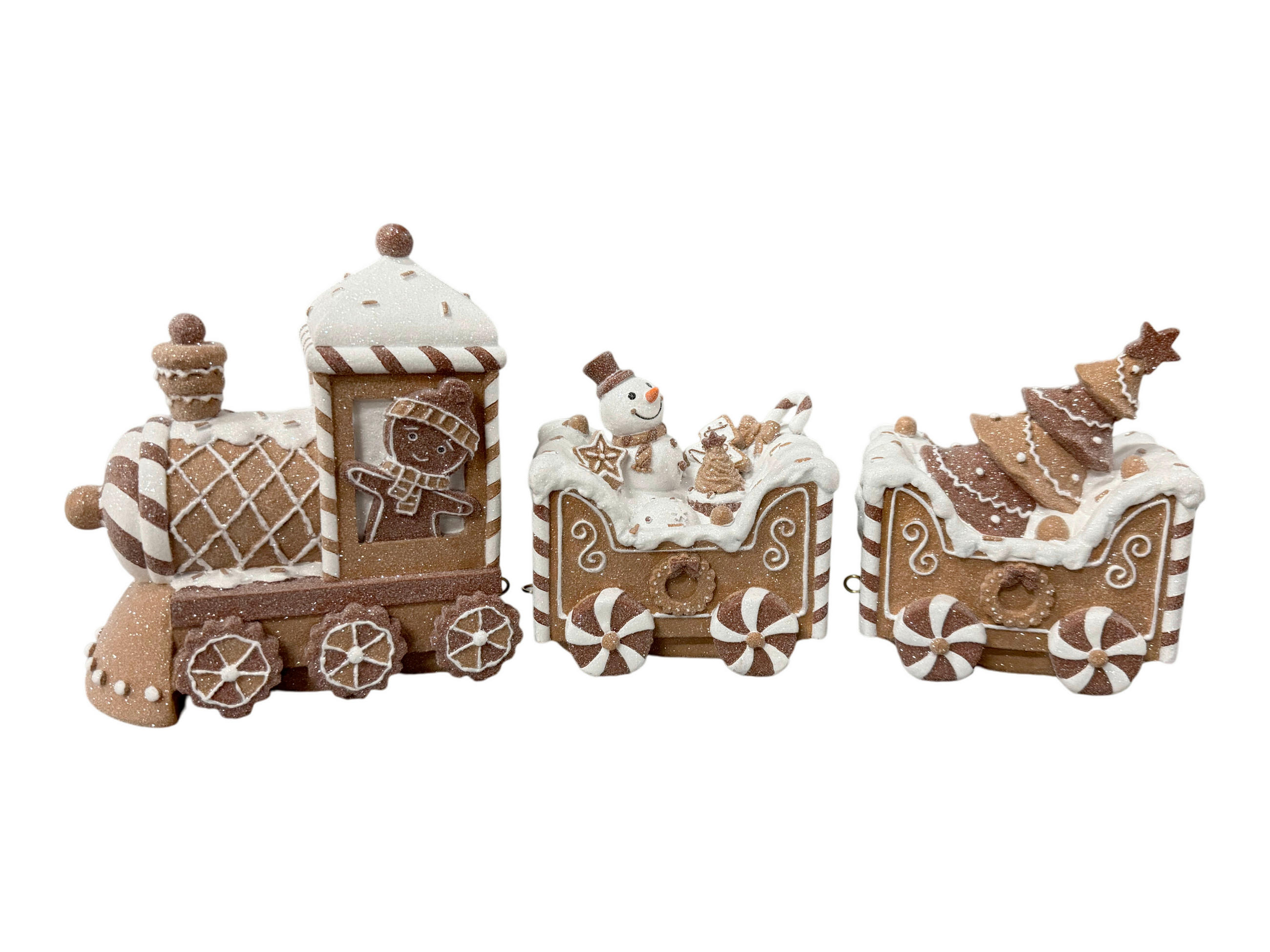 DEKOZUG - Braun/Weiß, Trend, Kunststoff (45/11,5/19cm)