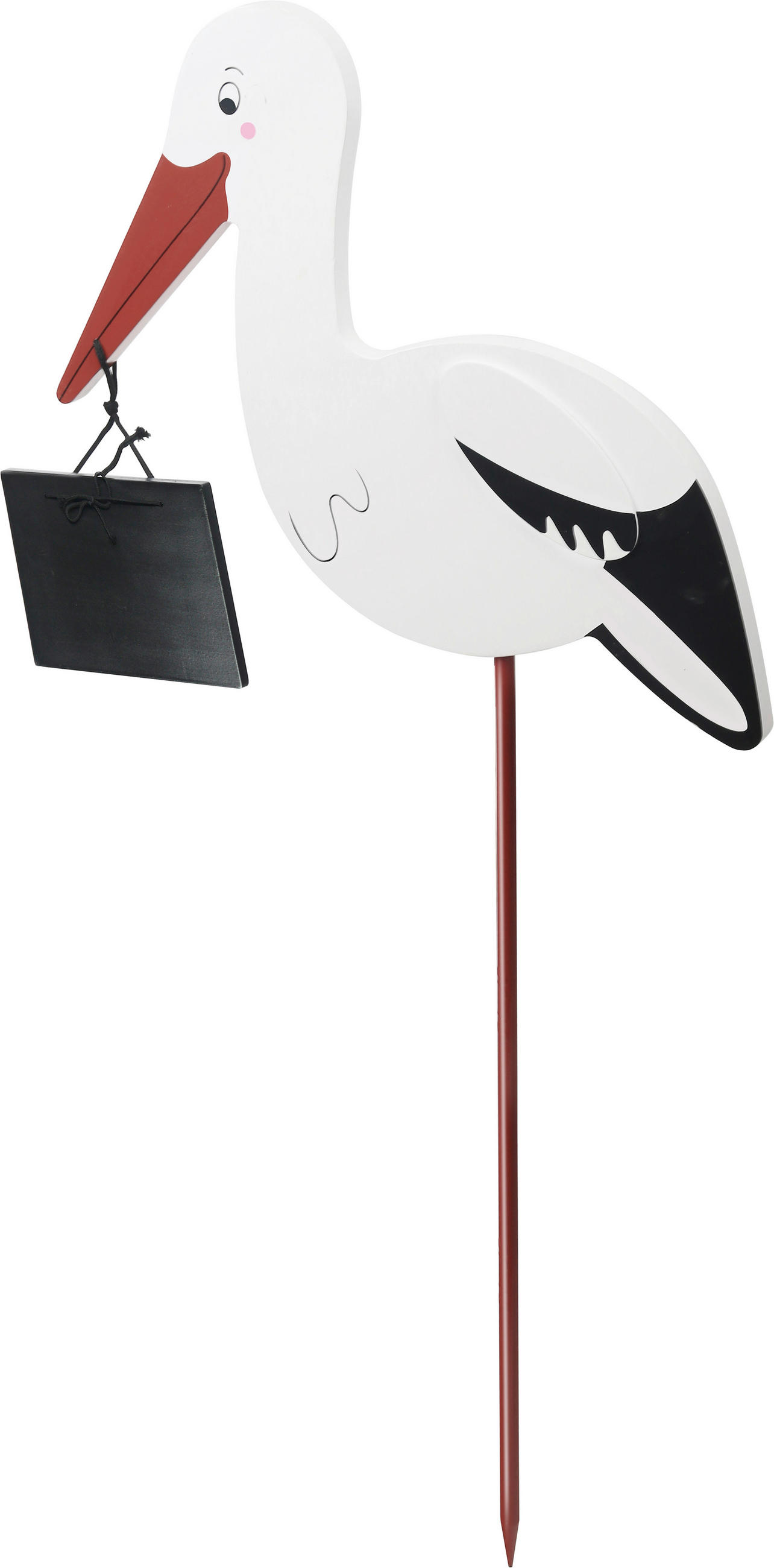 DEKOSTORCH - Weiss/Rot, Basics, Holz/Textil (51/104/2,6cm) - My Baby Lou