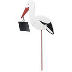 DEKOSTORCH  - Rot/Schwarz, Basics, Holz/Textil (51/104/2,6cm) - My Baby Lou