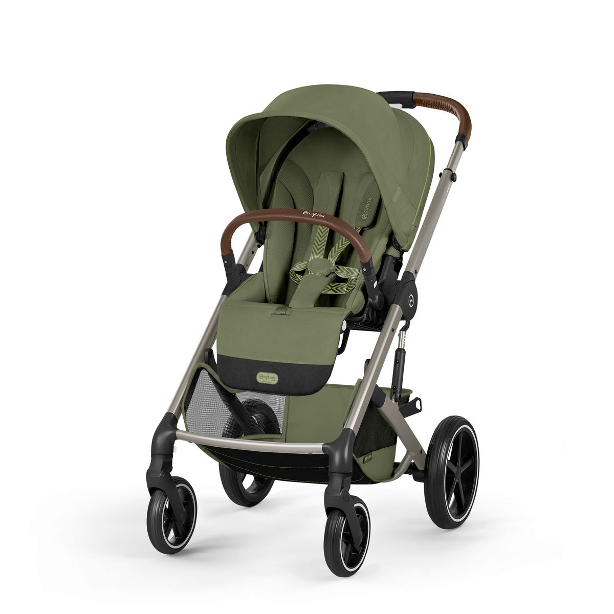 KOMBINIRANA DJEČJA KOLICA  Balios S Lux TPE inkl. Fold-Carrycot  - Khaki/taupe, Basics, tekstil/metal (87/60/108cm) - cybex GOLD