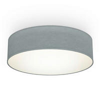 DECKENLEUCHTE  38/10 cm    - Grau, Design, Kunststoff/Textil (38/10cm)
