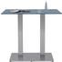 BARTISCH in Metall, Glas 120/70/105 cm - Edelstahlfarben/Grau, Design, Glas/Metall (120/70/105cm) - Dieter Knoll BARTISCH in Metall, Glas 120/70/105 cm - Edelstahlfarben/Grau, Design, Glas/Metall (120/70/105cm) - Dieter Knoll