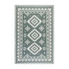 OUTDOORTEPPICH 80/150 cm Gemini Grün, Weiß  - Weiß/Grün, Design, Kunststoff/Textil (80/150cm) - Elle Decoration
