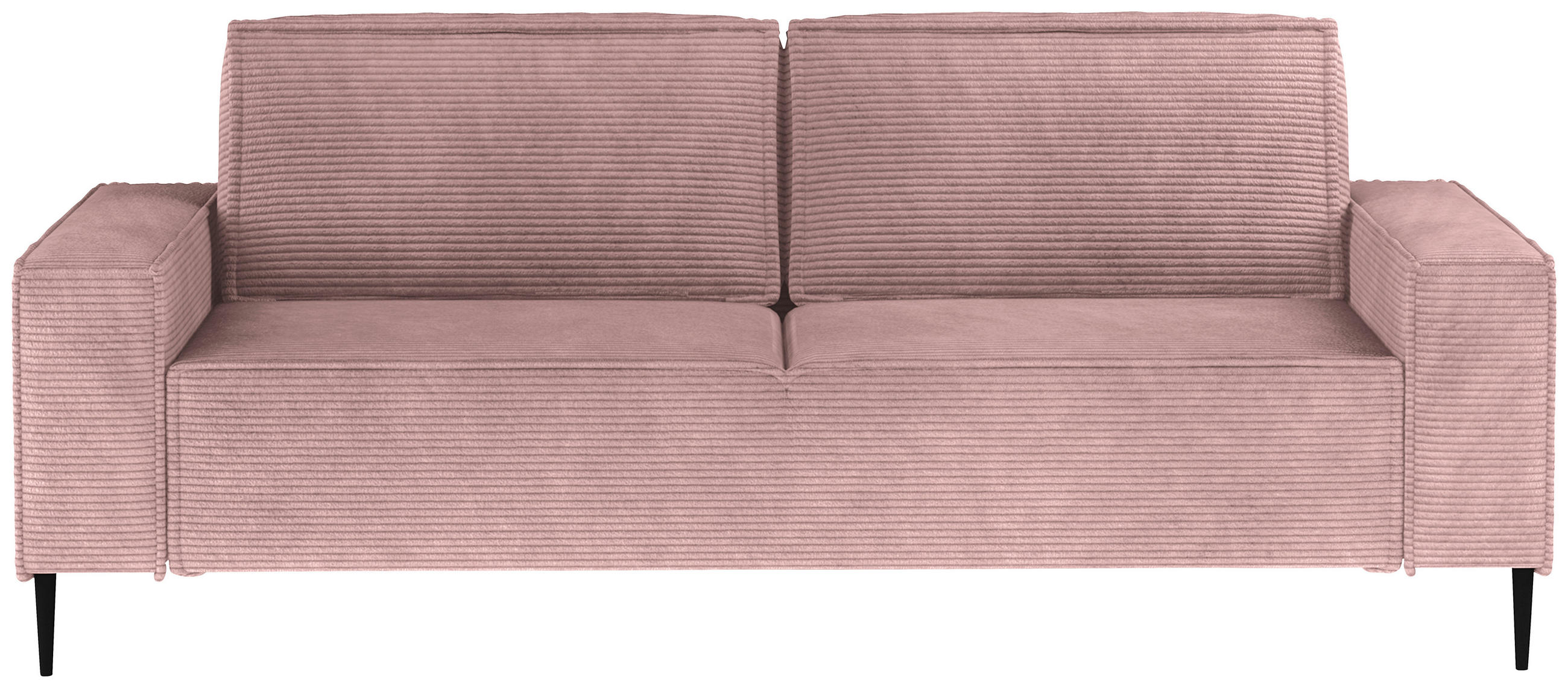 BÄDDSOFFA i vävt tyg mauve  - svart/mauve, Design, metall/textil (240/89/103cm) - MID.YOU
