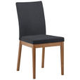 STUHL in Holz, Textil Anthrazit, Eichefarben  - Eichefarben/Anthrazit, KONVENTIONELL, Holz/Textil (47/95/60cm) - Cantus