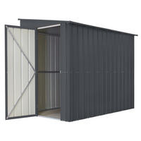 GERÄTEHAUS 155/203/242 cm  - Schwarz, Basics, Metall (155/203/242cm)