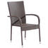 STAPELSESSEL Kunststoffgeflecht Stahl Braun - Braun, LIFESTYLE, Kunststoff/Metall (56/64/94cm) - Xora STAPELSESSEL Kunststoffgeflecht Stahl Braun - Braun, LIFESTYLE, Kunststoff/Metall (56/64/94cm) - Xora