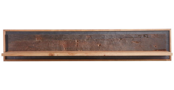 WANDBOARD  160/30/25 cm  - Dunkelgrau/Braun, Trend, Holz (160/30/25cm) - Landscape