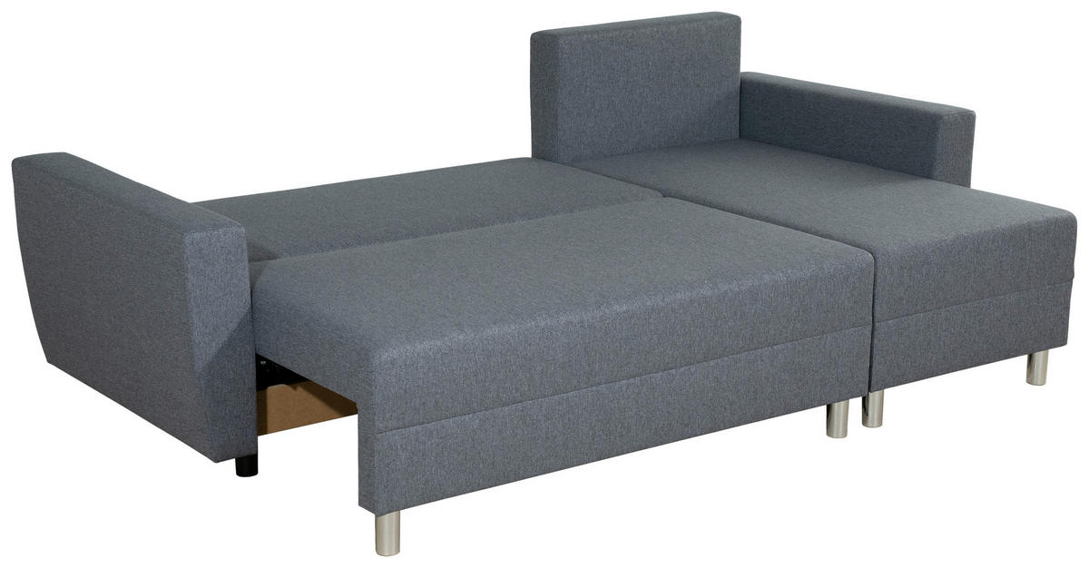 COLȚAR textil gri  - culoare aluminiu/gri, Design, plastic/textil (230/136cm) - Carryhome