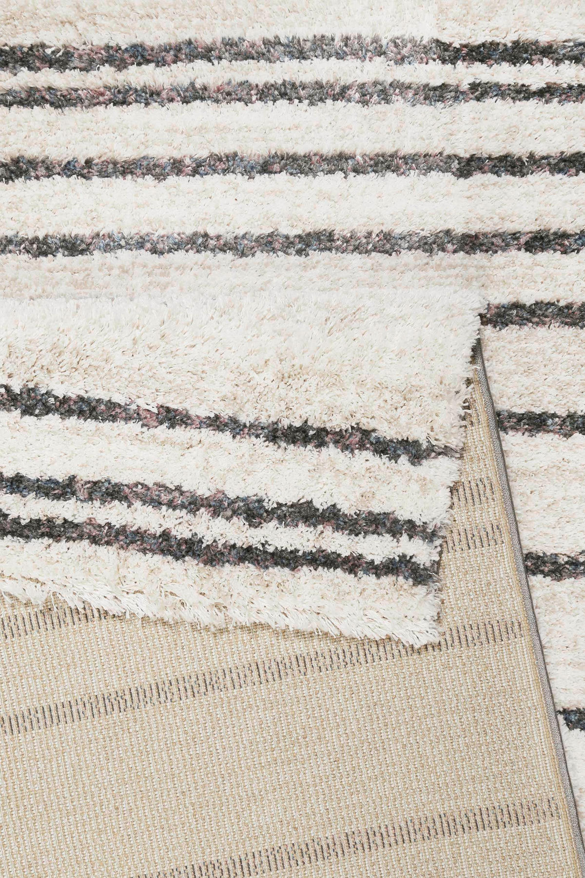 HOCHFLORTEPPICH 133/200 cm Gesa Creme, Grau  - Creme/Grau, KONVENTIONELL, Textil (133/200cm) - Esprit