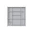 DREHTÜRENSCHRANK 4-türig Sonoma Eiche - Alufarben/Sonoma Eiche, KONVENTIONELL, Holzwerkstoff/Kunststoff (200/216/58cm) - Hom`in DREHTÜRENSCHRANK 4-türig Sonoma Eiche - Alufarben/Sonoma Eiche, KONVENTIONELL, Holzwerkstoff/Kunststoff (200/216/58cm) - Hom`in