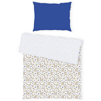 BETTWÄSCHE Tom Tailor Renforcé Bettwäsche Renforcé 140/200 cm  - Blau, Basics, Textil (140/200cm) - Tom Tailor