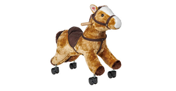 SCHAUKELPFERD - Braun, Basics, Holz/Kunststoff (57/24/52cm) - My Baby Lou