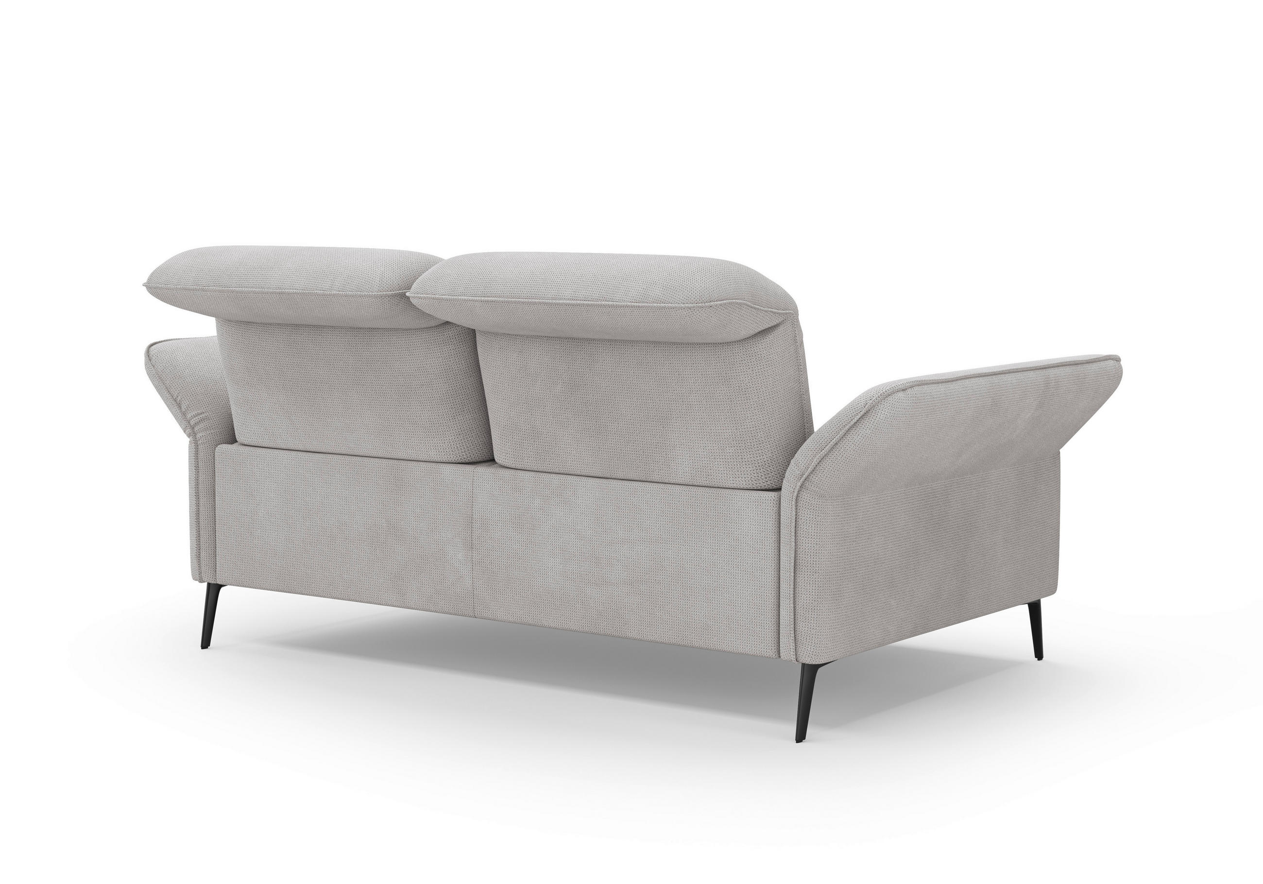 Thumbnail - Sit & More 2,5-Sitzer, Silber, Textil, 189x92x123 cm, Goldenes M, Oeko-Tex® Standard 100, Made in Europe, DGM-Klimapakt,...