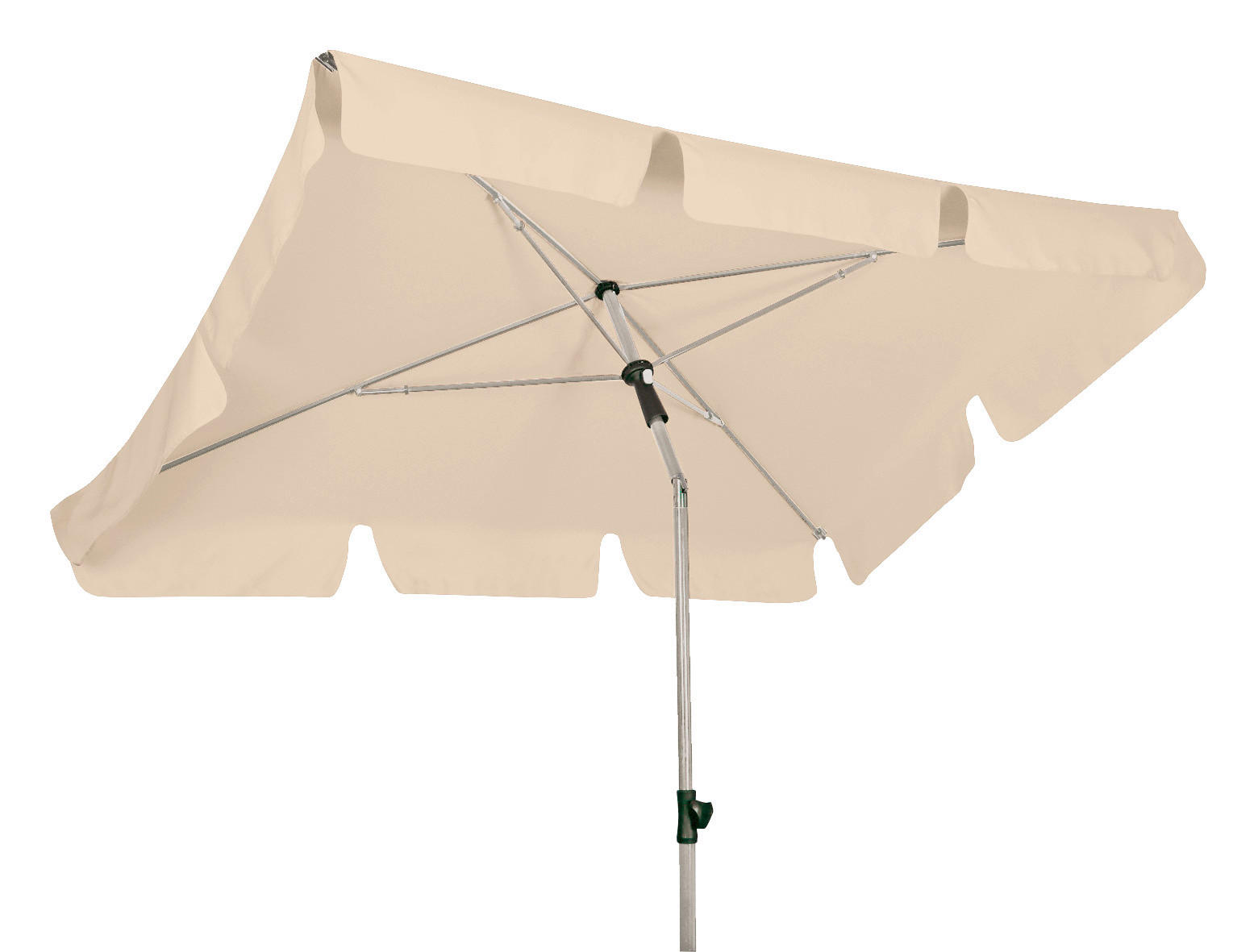 SLUNEČNÍK 120/180 cm - barvy stříbra, Konvenční (120/180cm) - Ambia Garden