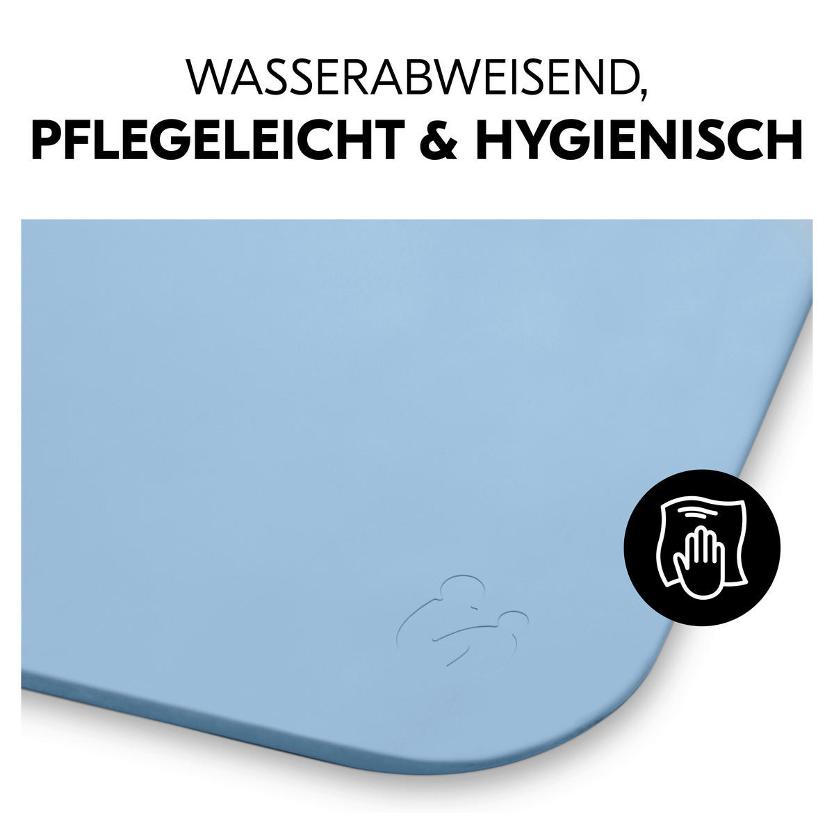 WICKELAUFLAGE   - Hellblau, Basics (50/10/70cm) - Hauck