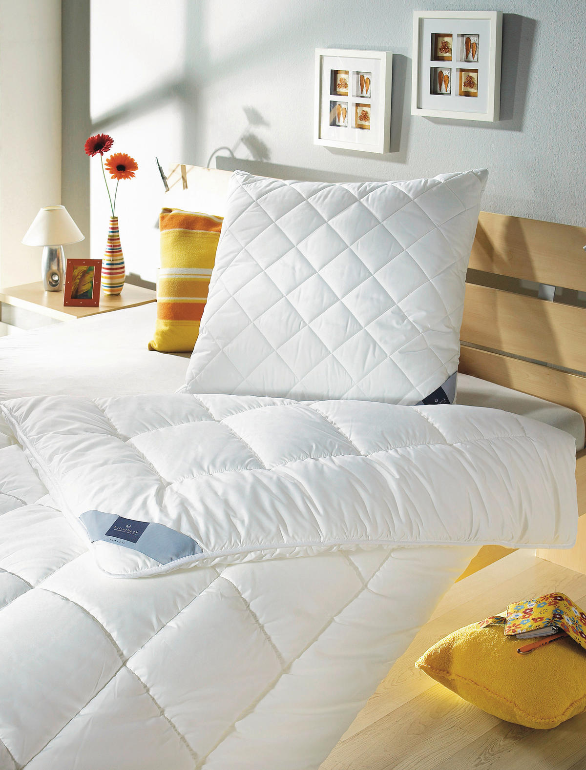 PROŠIVENI JASTUK  60/80 cm       - bela, Konvencionalno, tekstil (60/80cm) - Billerbeck