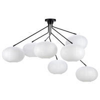 DECKENLEUCHTE GALAXY 125/72 cm   - Weiß, Basics, Papier/Metall (125/72cm) - Markslöjd