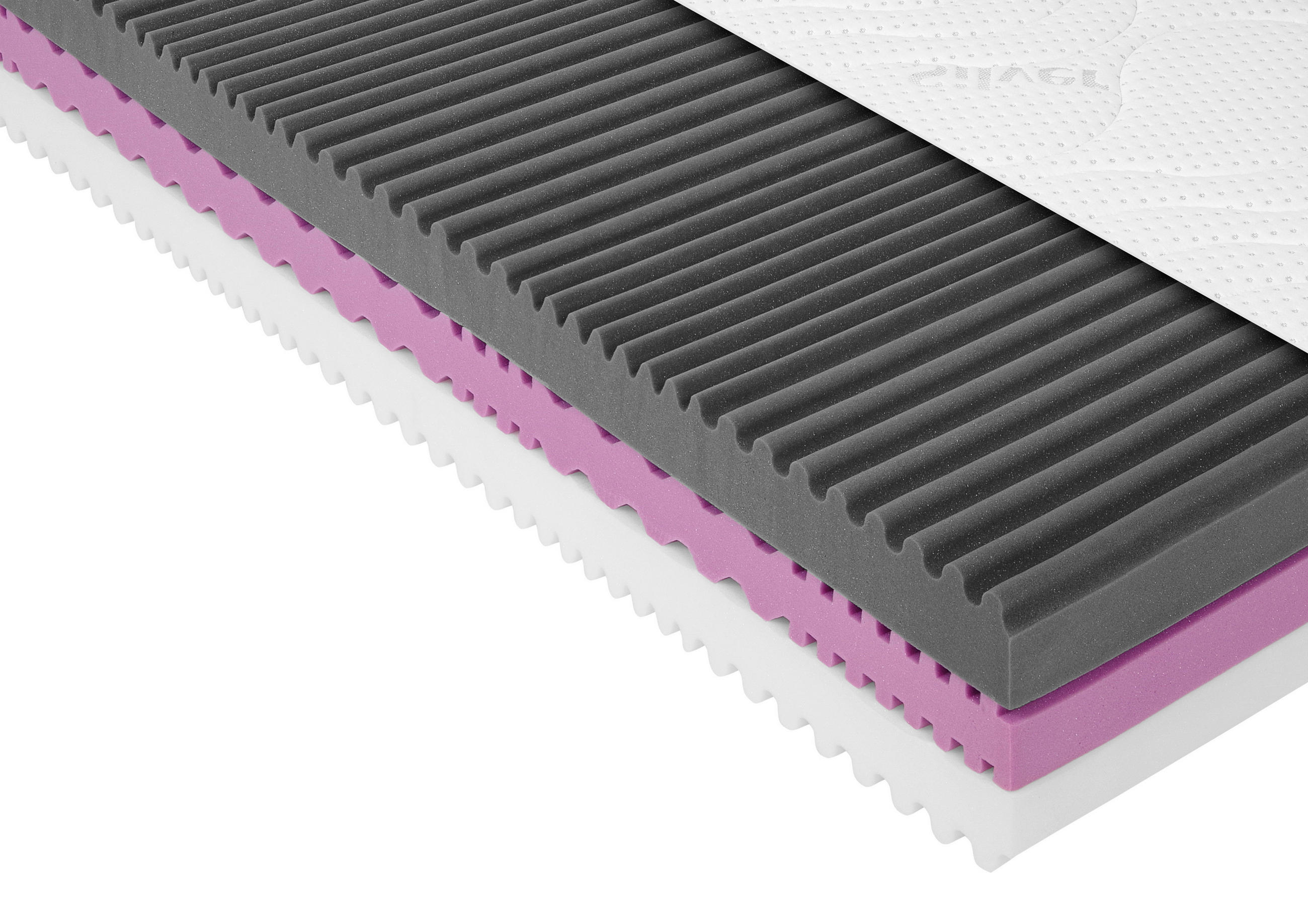 MATRACE Z PUR PĚNY, 140/200 cm - bílá, textil (140/200cm) - Boxxx