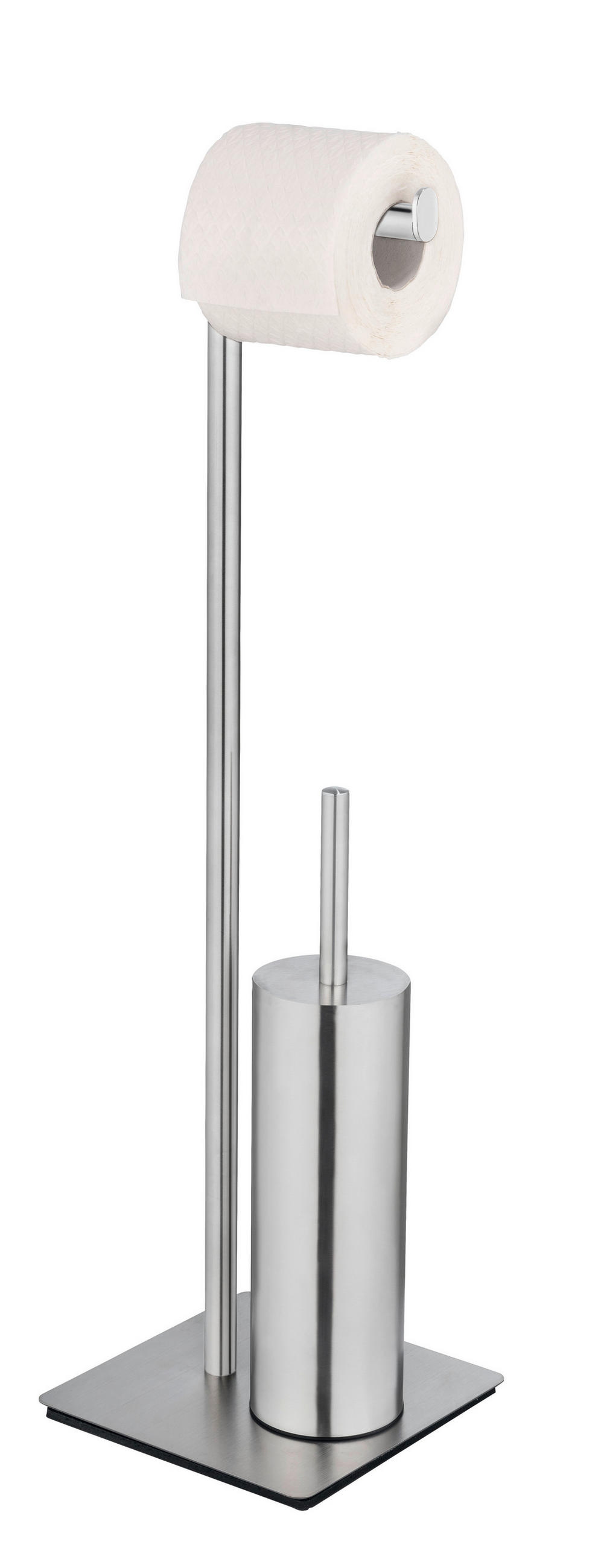 WC-BÜRSTENKOMBINATION - Edelstahlfarben, Basics, Kunststoff/Metall (20/71,5/20cm) - Wenko