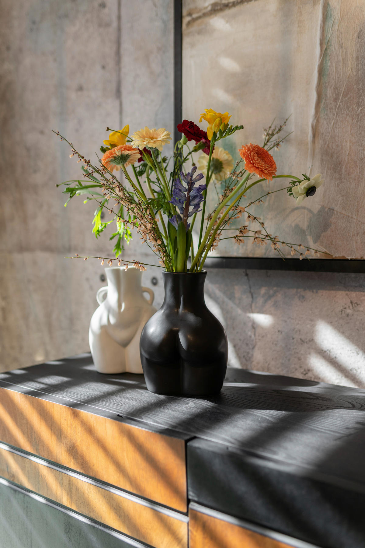 VASE 21,5 cm  - Schwarz, Design, Keramik (16/21/12cm) - Kare-Design