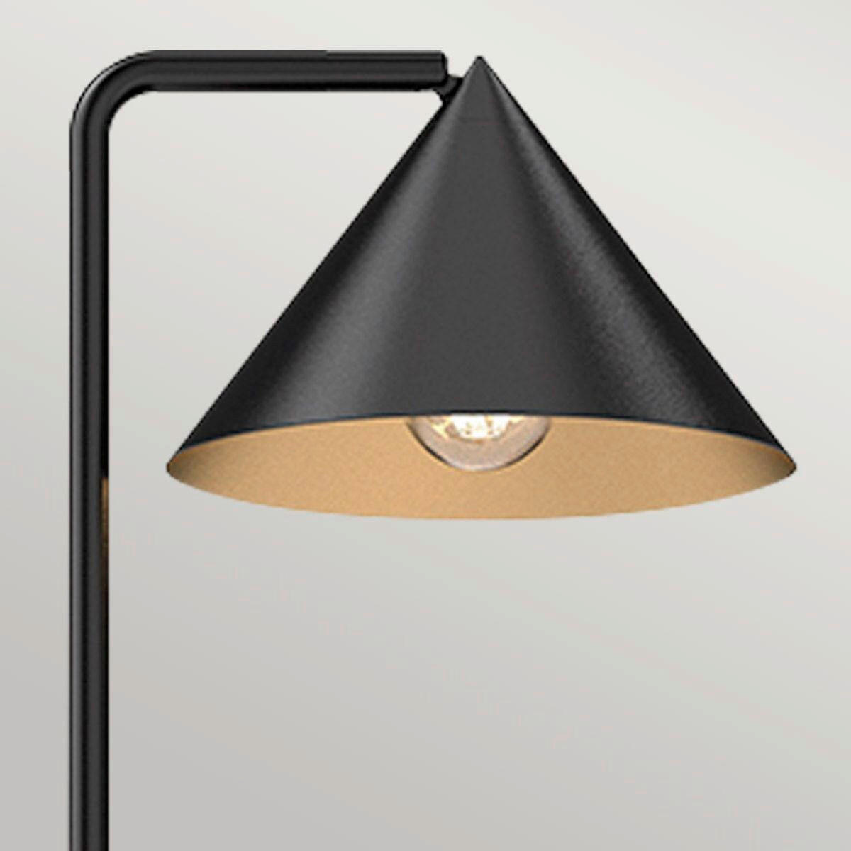 STEHLEUCHTE    - Schwarz, KONVENTIONELL, Glas/Metall (148,8/22,9/30,9cm) - Elstead Lighting