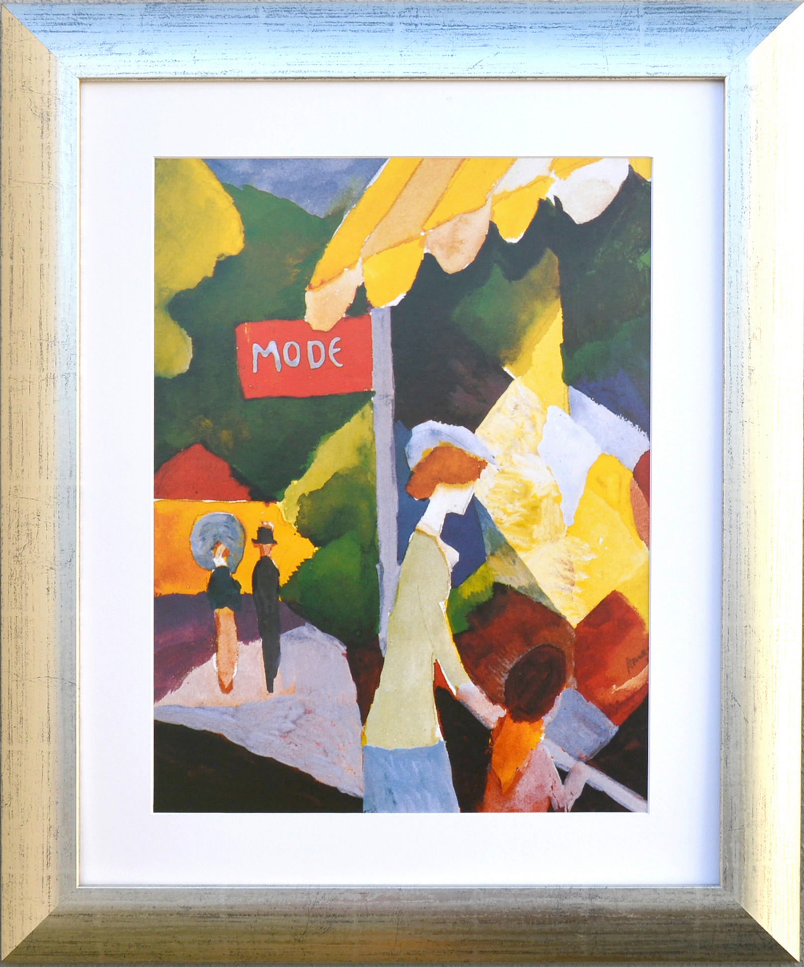 KUNSTDRUCK 49/59 cm  - Champagner/Multicolor, LIFESTYLE, Holz/Papier (49/59cm)
