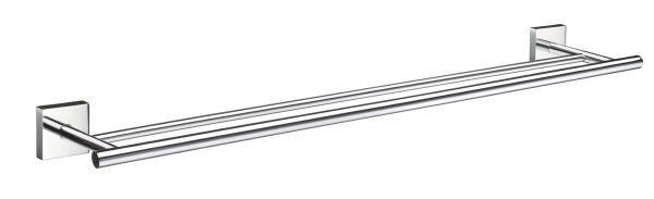 HANDTUCHSTANGE Chromfarben  - Chromfarben, Basics, Metall (64,8/4,5/12cm) - Smedbo