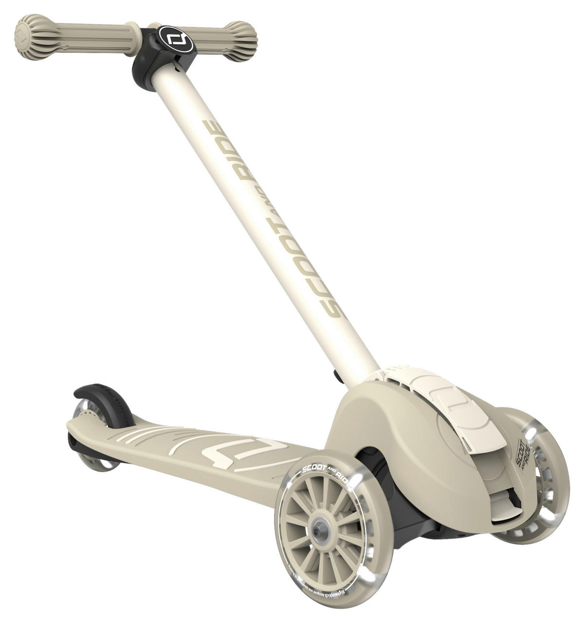 KINDERSCOOTER Highwaykick 3S  - Greige, Basics, Kunststoff (27/58/57,5cm) - Scoot and Ride