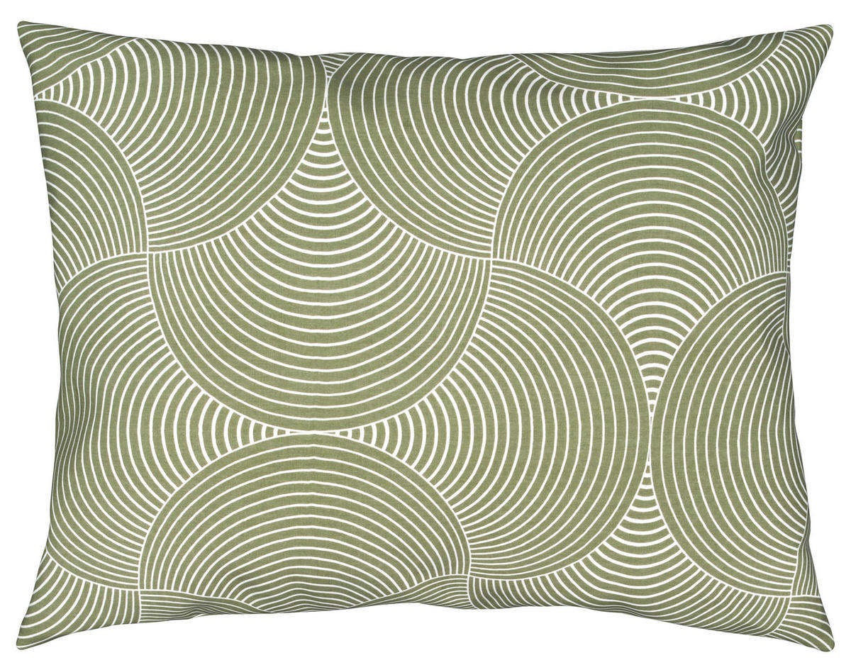 POSTEĽNÁ BIELIZEŇ, satén, zelená, olivovozelená, 140/200 cm - olivovozelená/zelená, Konventionell, textil (140/200cm) - Bugatti