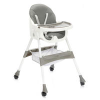 HRANILICA  Finn  - siva/bela, Osnovno, metal/tekstil (71/60/95cm) - Fillikid