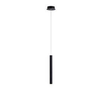 STROPNÍ ZÁVĚSNÉ LED SVÍTIDLO - černá, Design, kov/plast (15/15/120cm)