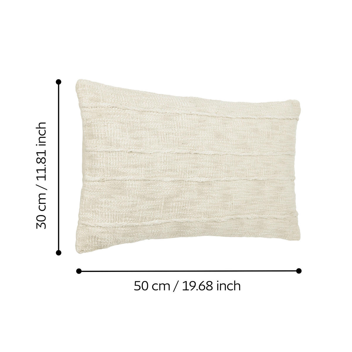 ZIERKISSEN  30/50 cm   - Creme, Design, Textil (30/50cm) - Eglo