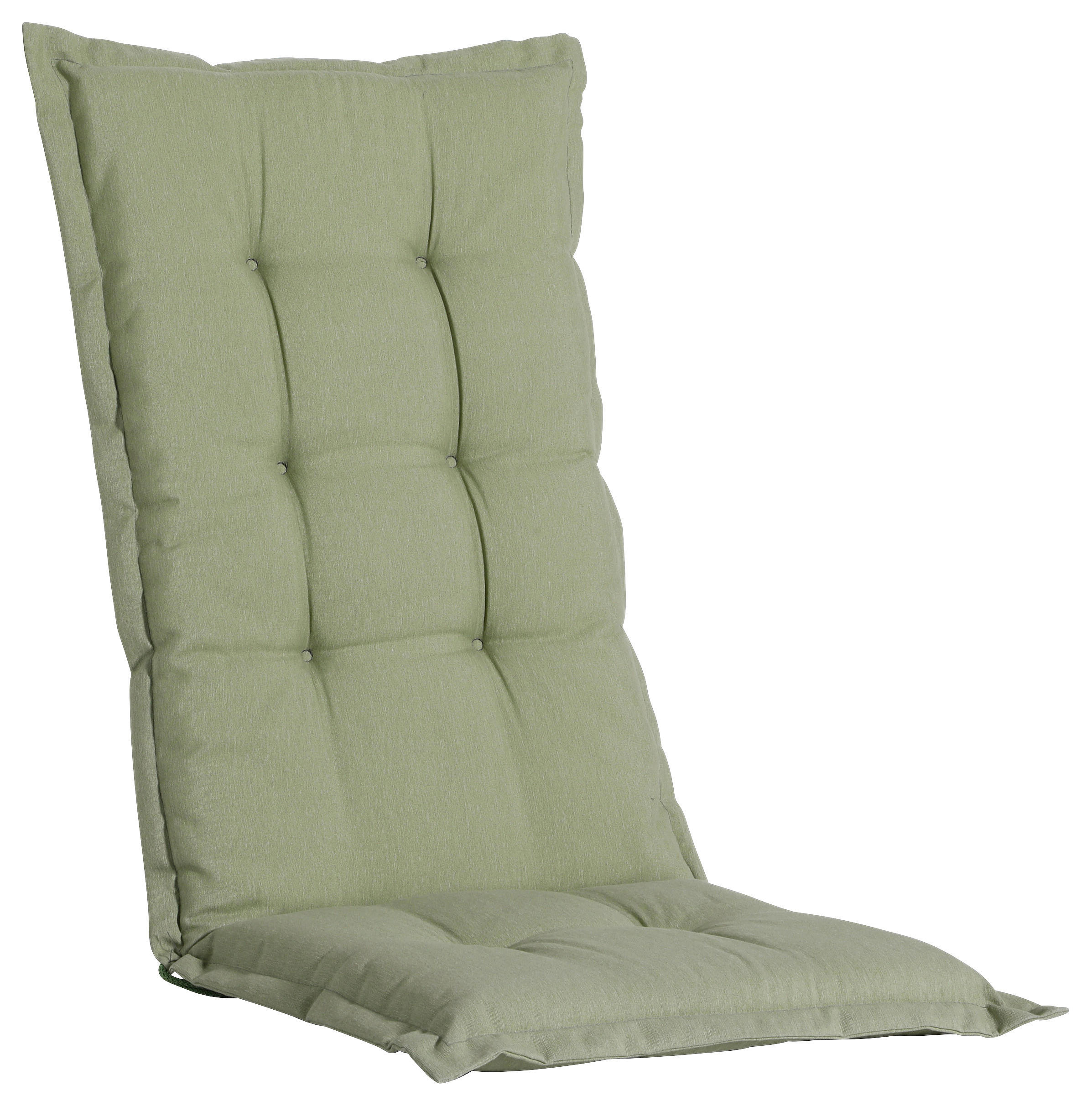 SESSELAUFLAGE Uni  - Salbeigrün, Basics, Textil (50/123cm)