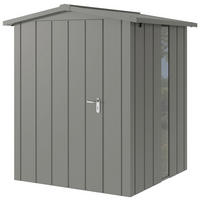 GERÄTEHAUS 187/219/181 cm  - Alufarben, Basics, Metall (187/219/181cm) - Hörmann