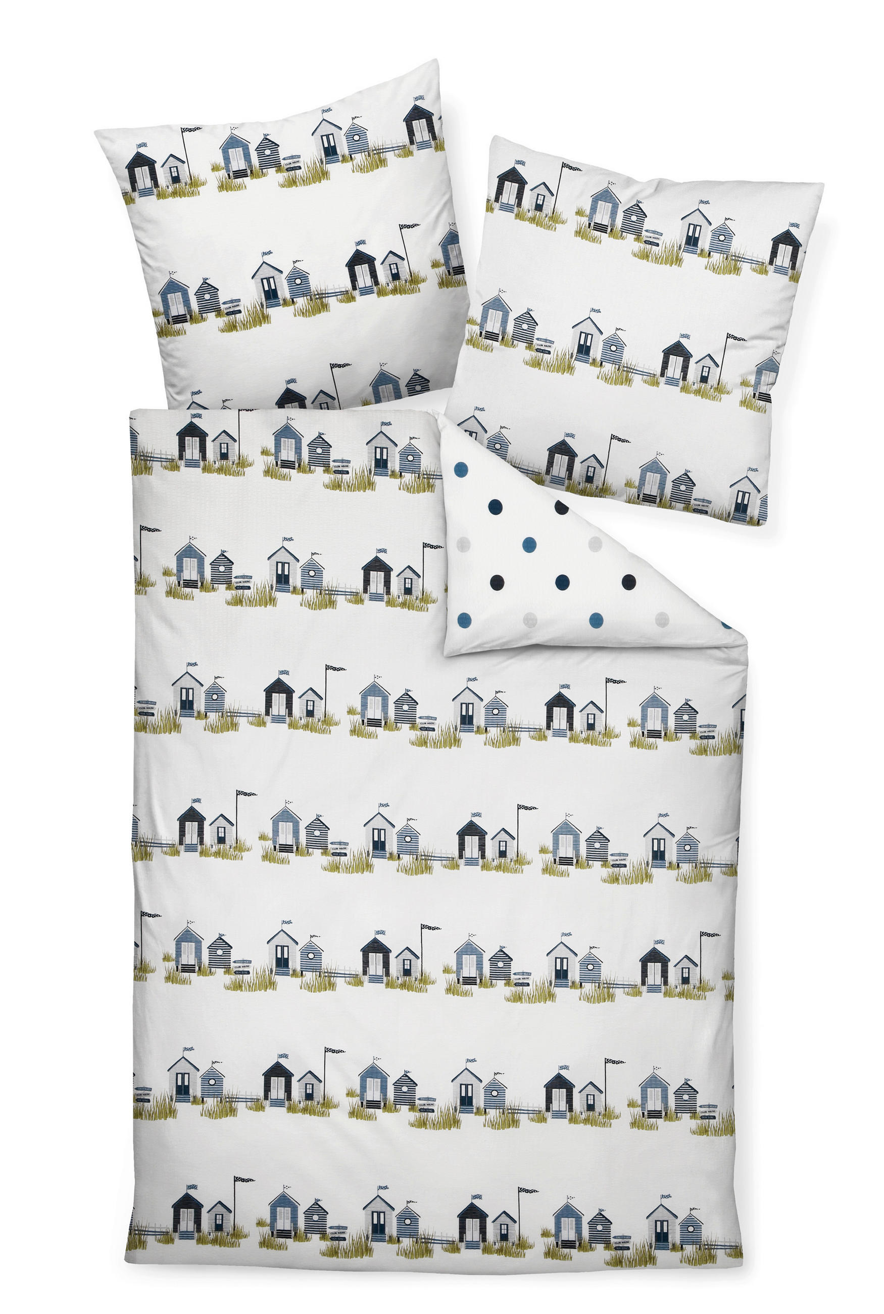 BETTWÄSCHE TANGO Seersucker 135/200 cm  - Blau, Basics, Textil (135/200cm) - Janine