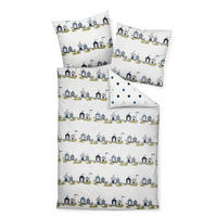 BETTWÄSCHE TANGO Seersucker 135/200 cm  - Blau, Basics, Textil (135/200cm) - Janine