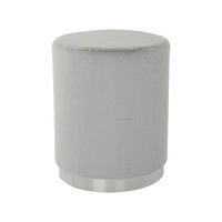 HOCKER Hellgrau  - Hellgrau, MODERN, Kunststoff (36/44/36cm) - Kayoom