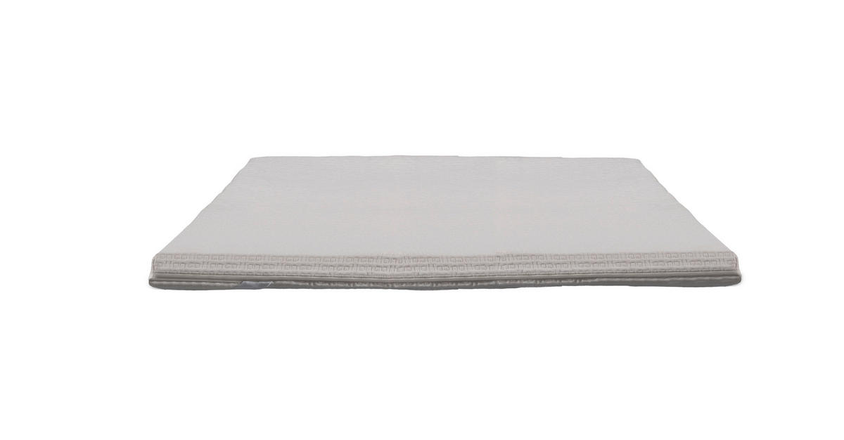 VRCHNÍ MATRACE, 100/200 cm - krémová, Basics, textil (100/200cm) - Livetastic