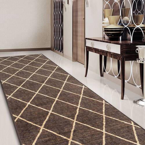WEBTEPPICH 80/150 cm Cosenza Braun, Beige  - Beige/Braun, Design, Kunststoff/Textil (80/150cm)