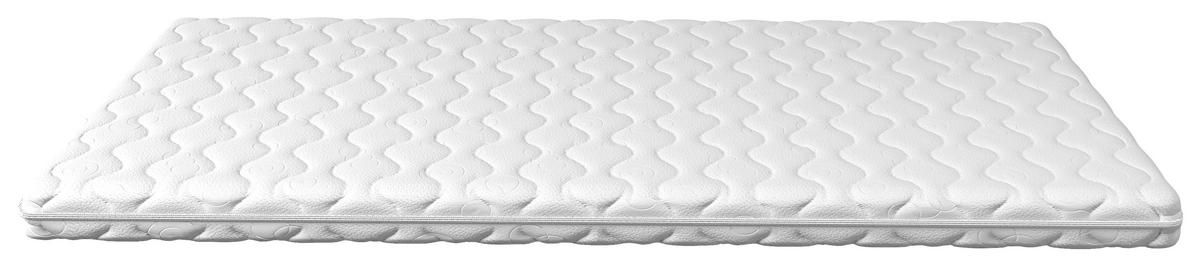 KOMFORTSCHAUMMATRATZE 80/200 cm Höhe ca. 10 cm 7 -Zonen - Weiß, Basics, Textil (80/200cm) - Xora