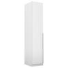DREHTÜRENSCHRANK in Weiss  - Weiss/Alufarben, Modern, Holzwerkstoff (47/229/54cm) - Rauch Möbel