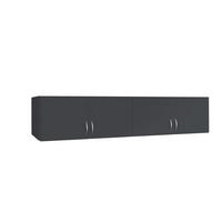 AUFSATZSCHRANK 181/39/54 cm   - Silberfarben/Grau, Design, Holzwerkstoff/Kunststoff (181/39/54cm) - Boxxx